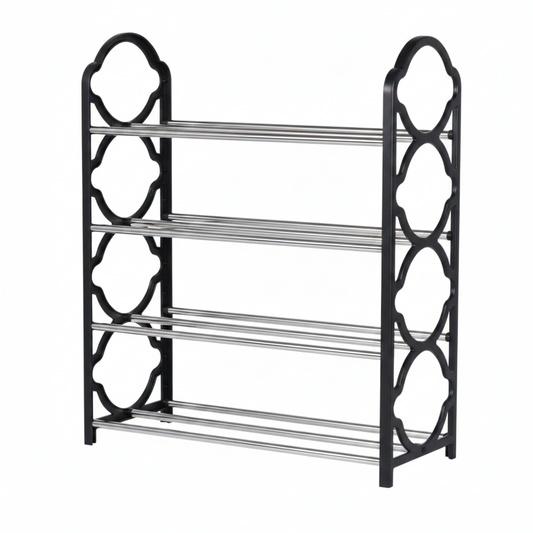 4-Tier Detachable Shoe Rack – Space Saving Shoe Storage Organizer