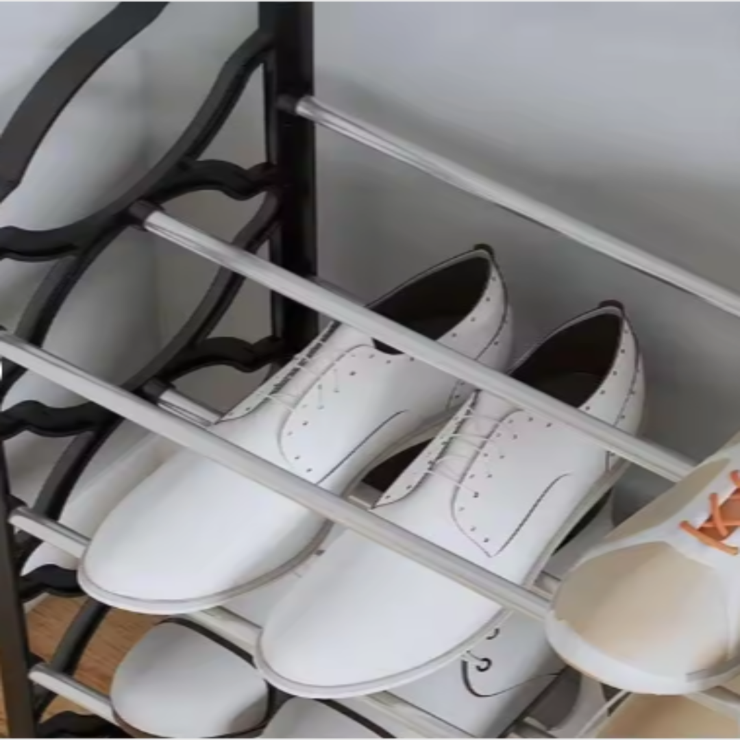 4-Tier Detachable Shoe Rack – Space Saving Shoe Storage Organizer